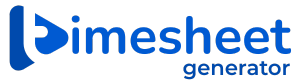 Timesheet Generator